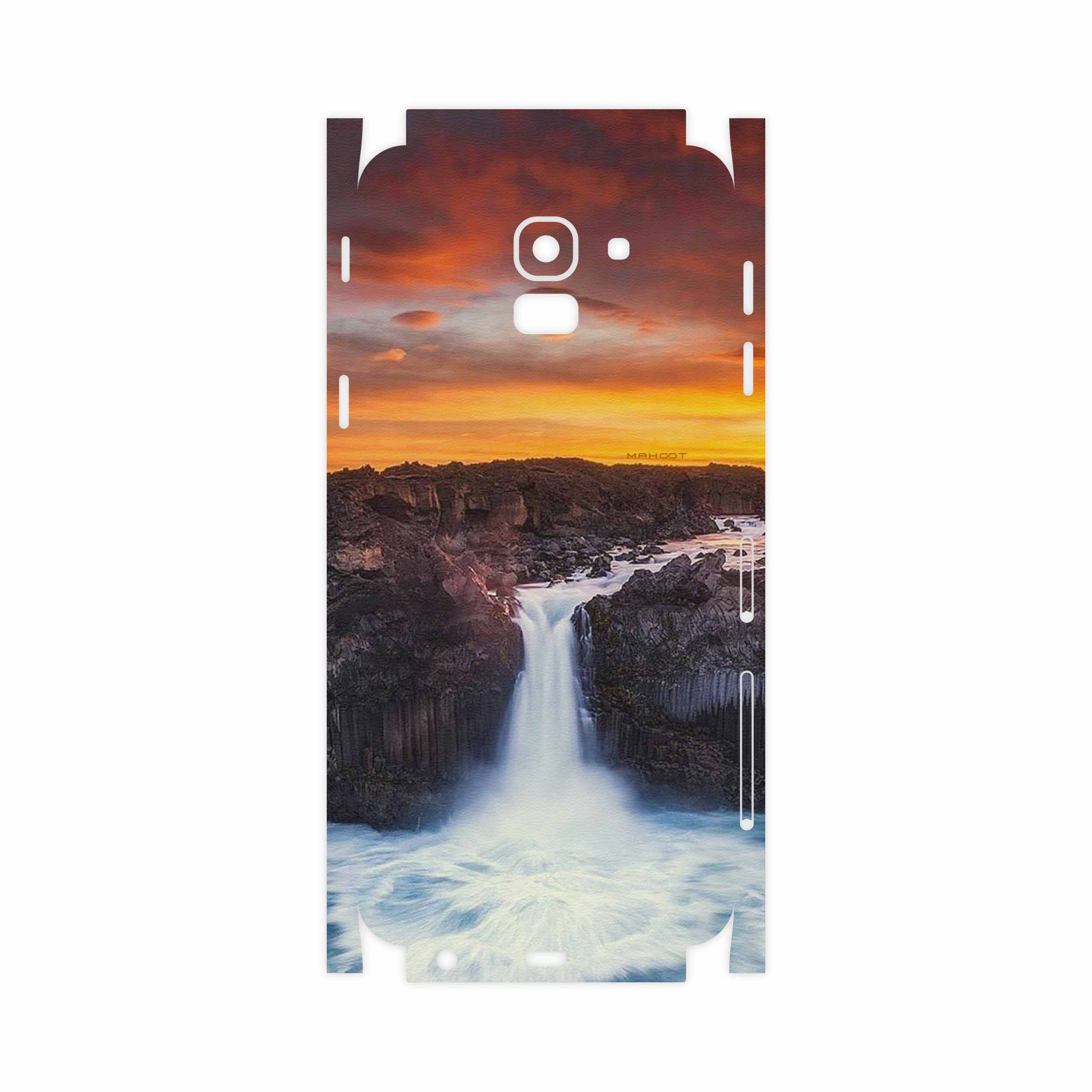برچسب پوششی ماهوت مدل Waterfall-FullSkin مناسب برای گوشی موبایل سامسونگ Galaxy J6