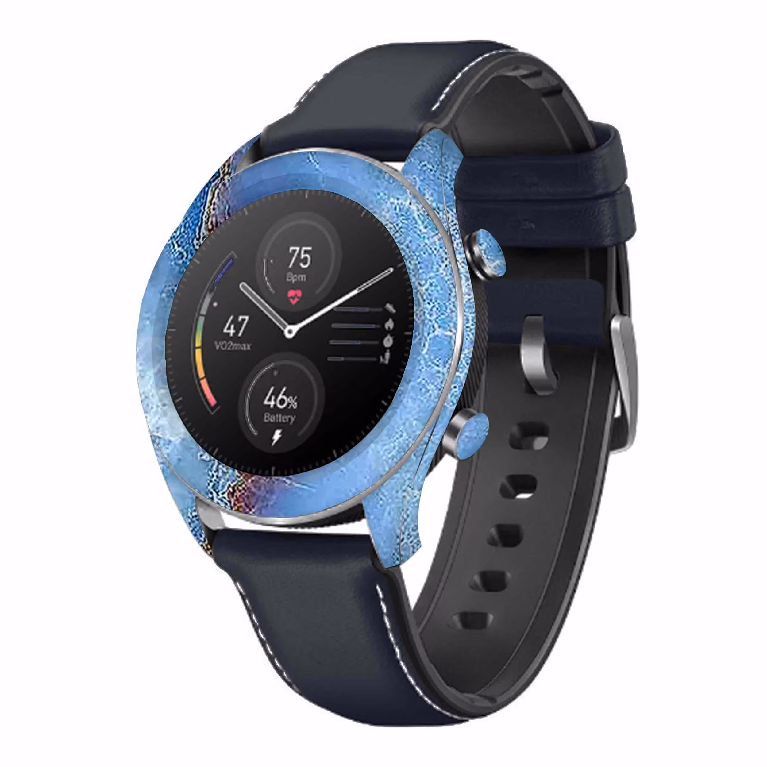 برچسب ماهوت طرح Blue Ocean Marble مناسب برای ساعت هوشمند آنر watch magic
