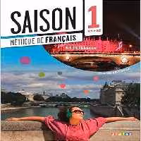 کتاب آموزشی فرانسوی Saison niveau 1 A1/A2 – livre de l’eleve   cahier   dvd