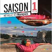 کتاب آموزشی فرانسوی Saison niveau 1 A1/A2 – livre de l’eleve   cahier   dvd