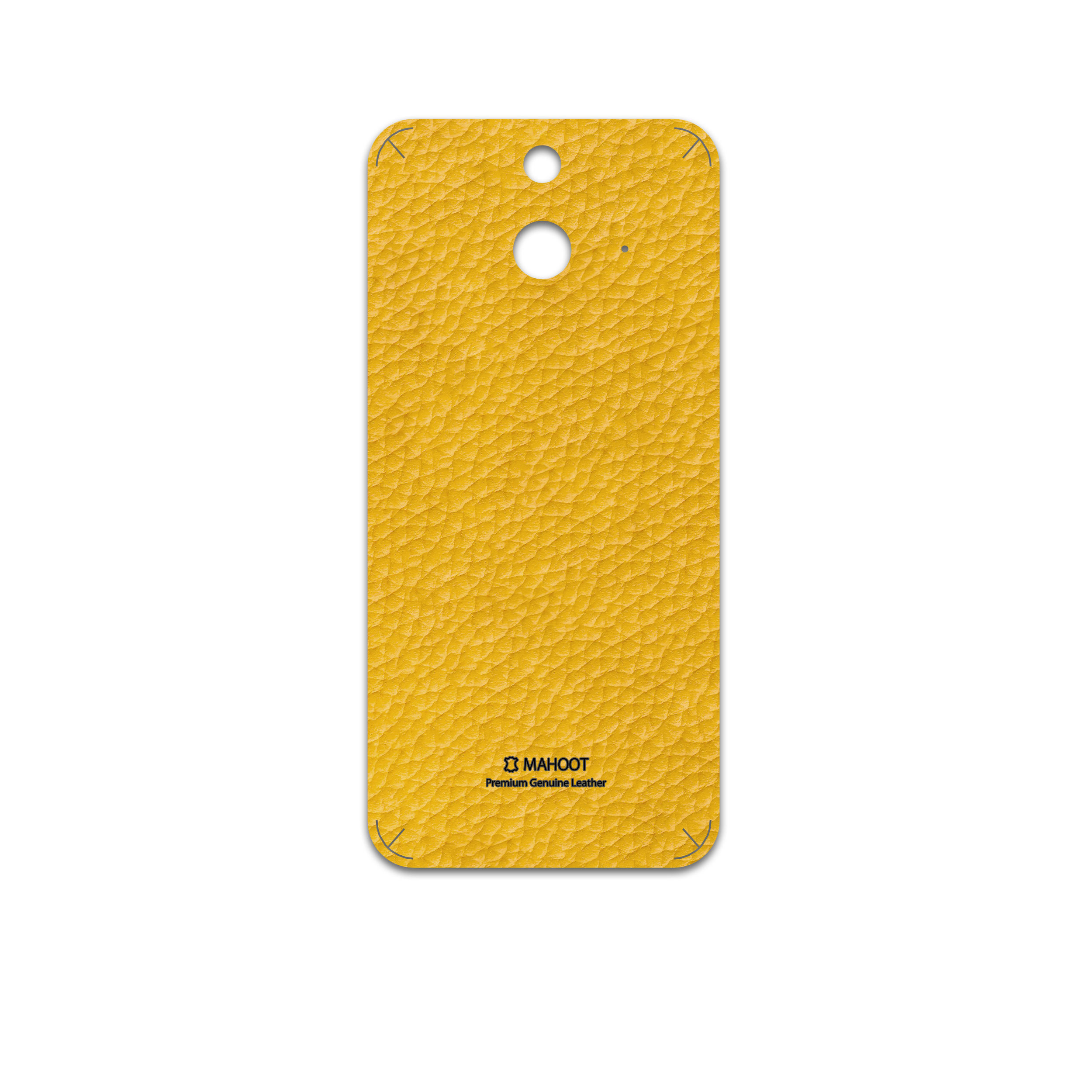 برچسب پوششی ماهوت مدل Mustard-Leather مناسب برای گوشی موبایل اچ تی سی One E8