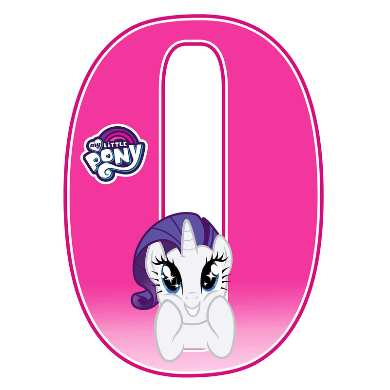 استند رومیزی مدل تولد عدد 0 طرح پونی کد 670