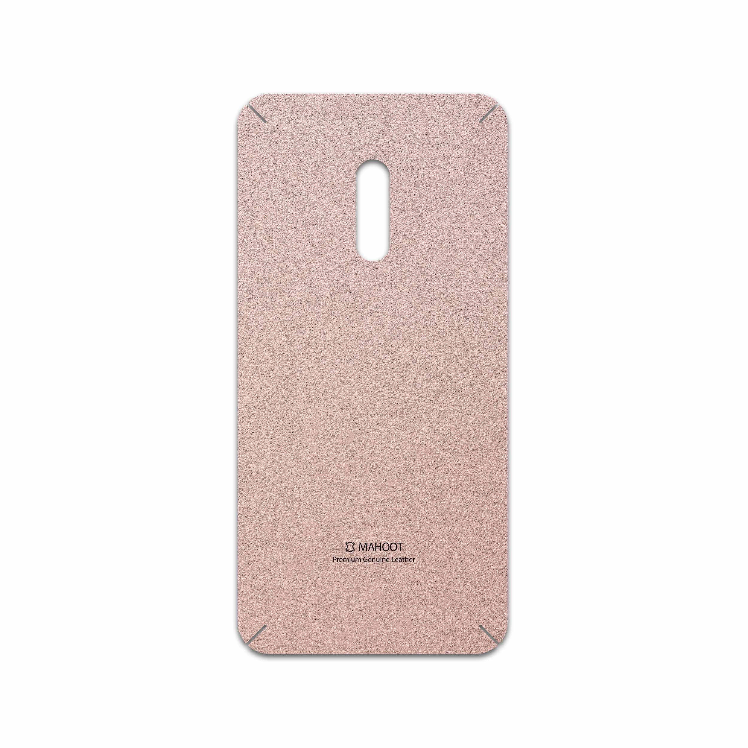 برچسب پوششی ماهوت مدل Rose Gold Leather مناسب برای گوشی موبایل اپو Realme X