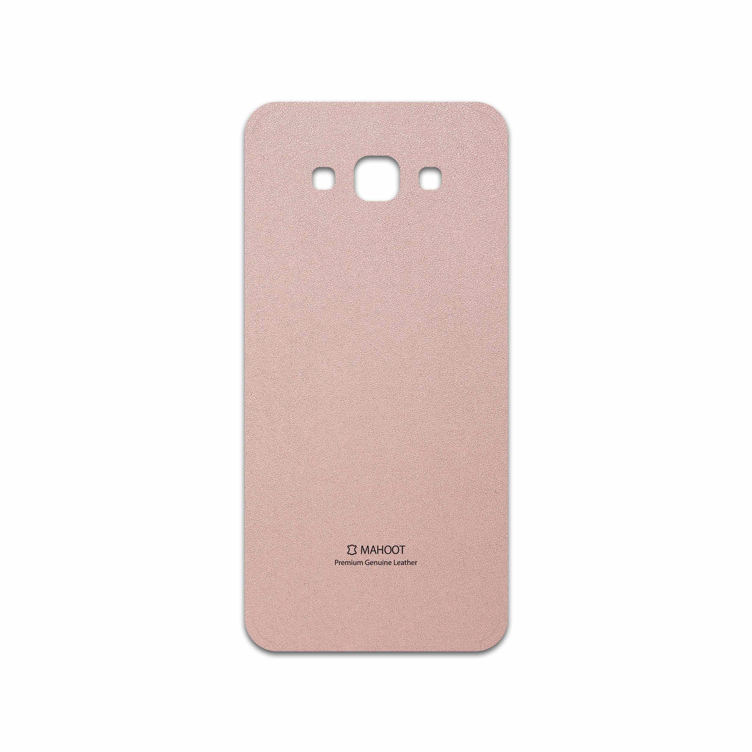 برچسب پوششی ماهوت مدل Rose Gold Leather مناسب برای گوشی موبایل سامسونگ Galaxy A8