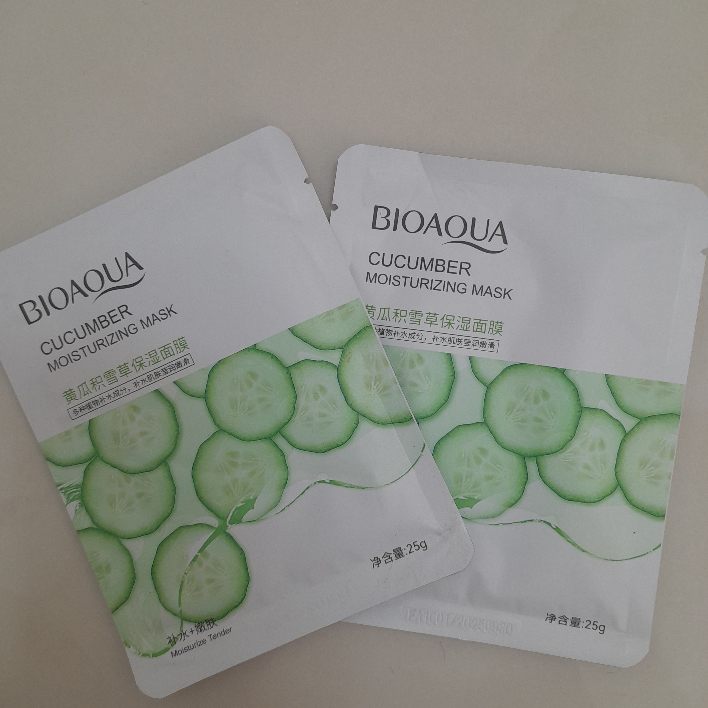 ماسک ورقه ای خیار بیوآکوا ضد جوش صورت 