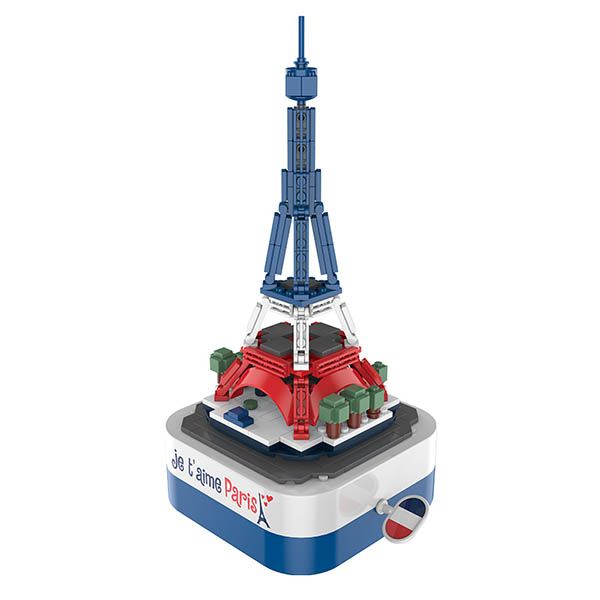 ساختنی مدل جعبه موسیقی طرح معماری برج ایفل پاریس کد JK1205