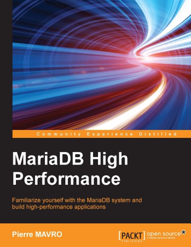 خرید و دانلود نسخه کامل کتاب MariaDB High Performance