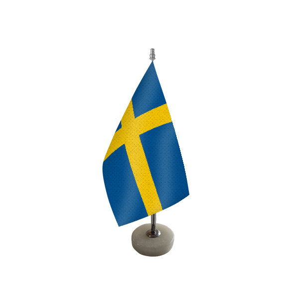 پرچم رومیزی مدل کشور سوئد کد 2