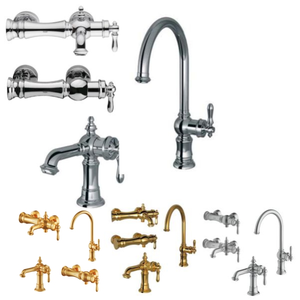 ست شیرآلات شودر مدل بیزانس