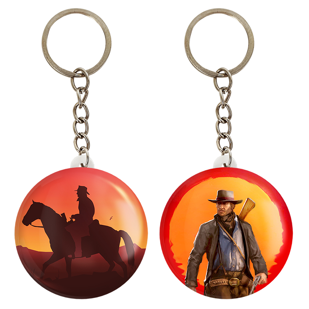 جاکلیدی خندالو مدل رد دد Red Dead کد 1029910294 مجموعه 2 عددی