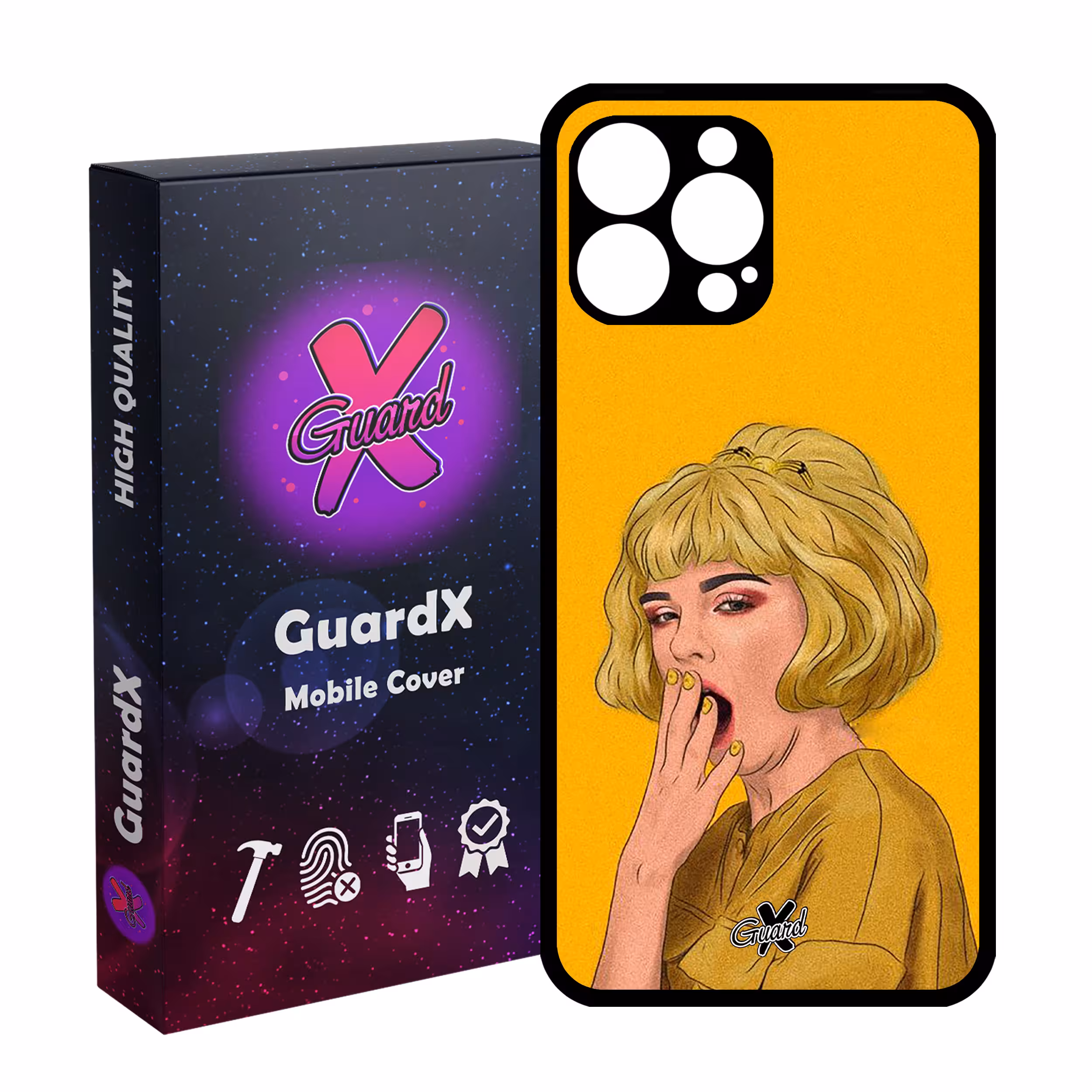 کاور گارد ایکس طرح Girl مدل Glass10311 مناسب برای گوشی موبایل اپل iPhone 13 Pro Max