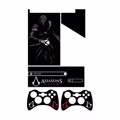 برچسب ایکس باکس 360 سوپر اسلیم طرح Assassins Creed کد 4 مجموعه 4 عددی