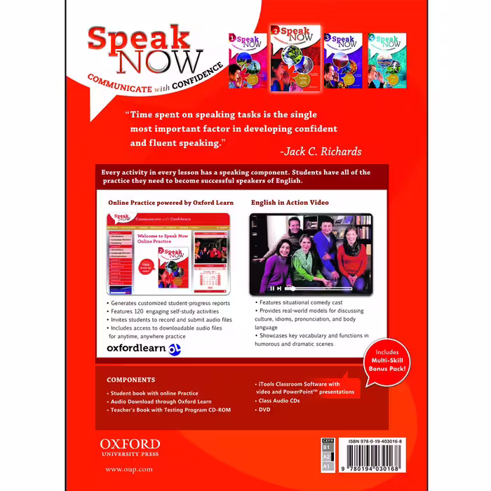 کتاب Speak Now 2 اثر Jack C.Richards &amp; David Bohlke انتشارات Oxford