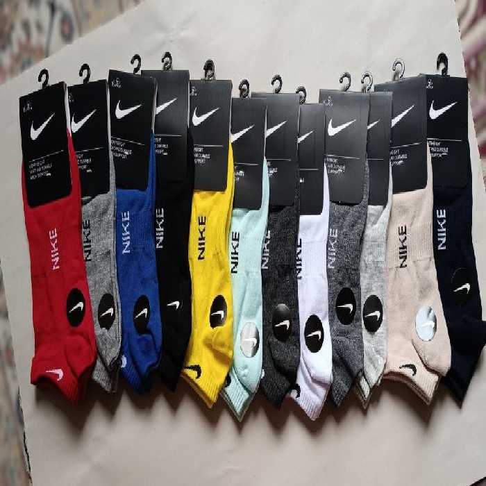 جوراب نیم ساق نایک 12 عددی | گل میخک