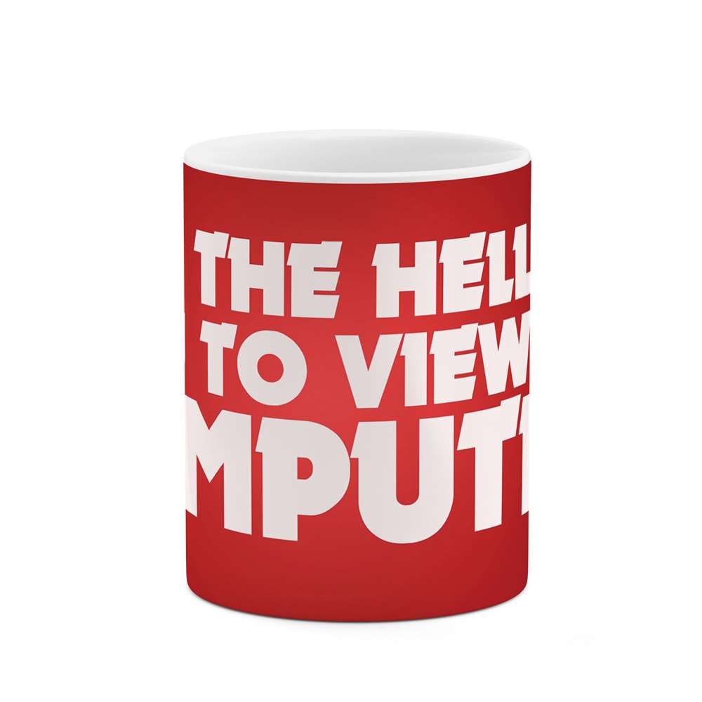 ماگ طرح Who The Hell Are You to View My Computer? مدل mgs07538