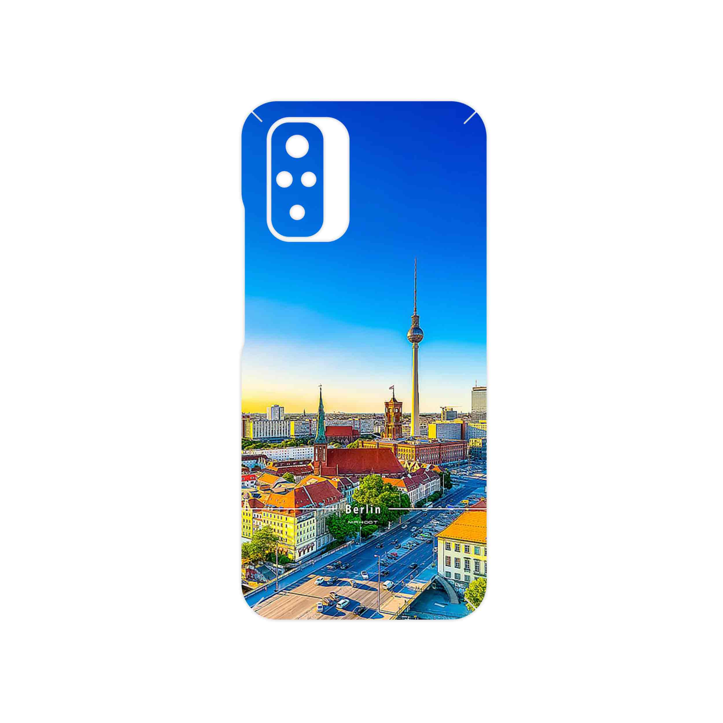 برچسب پوششی ماهوت مدل City of Berlin مناسب برای گوشی موبایل شیائومی Redmi Note 10
