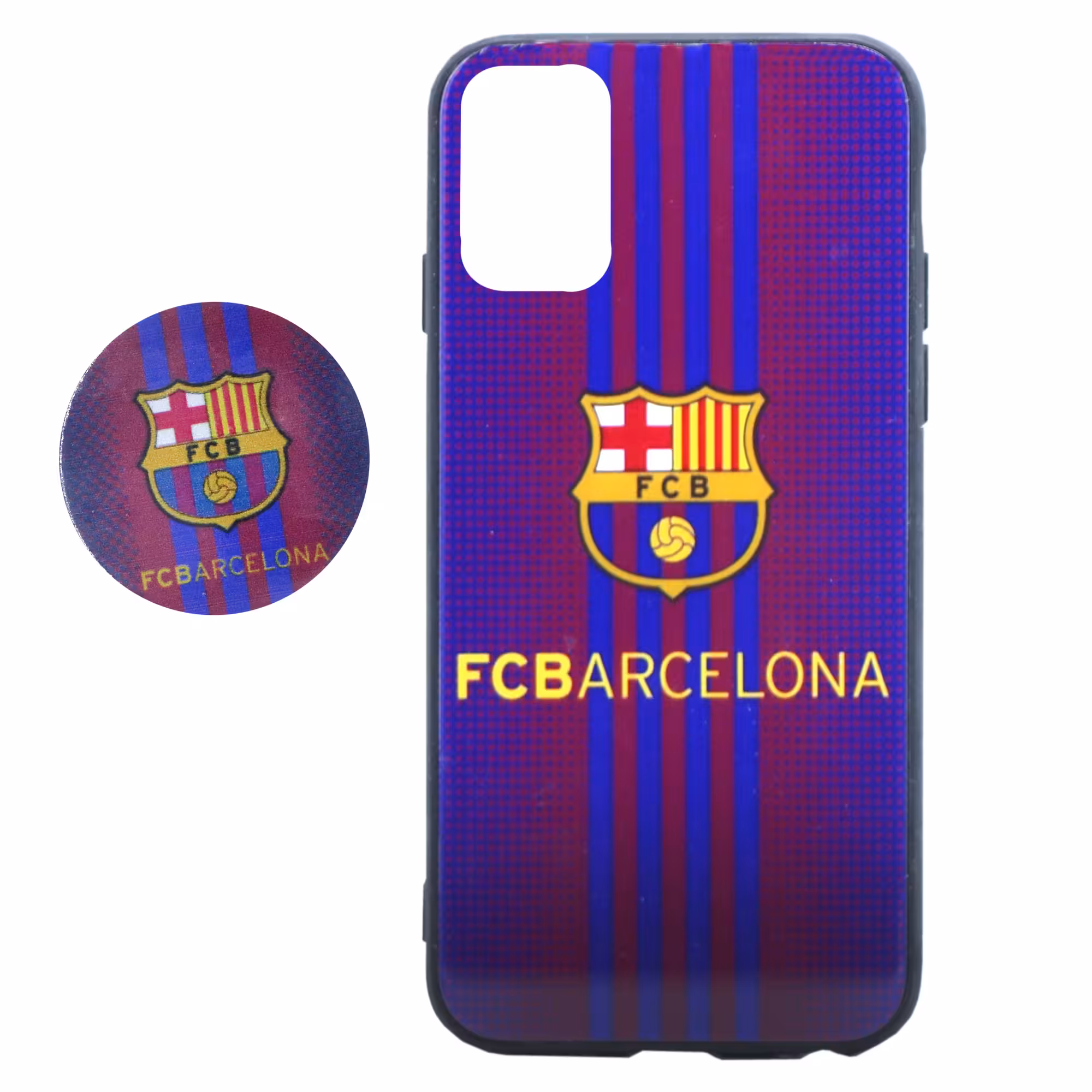 کاور طرح FCB مدل POK_01 مناسب برای گوشی موبایل سامسونگ GALAXY A71 به همراه پایه نگهدارنده
