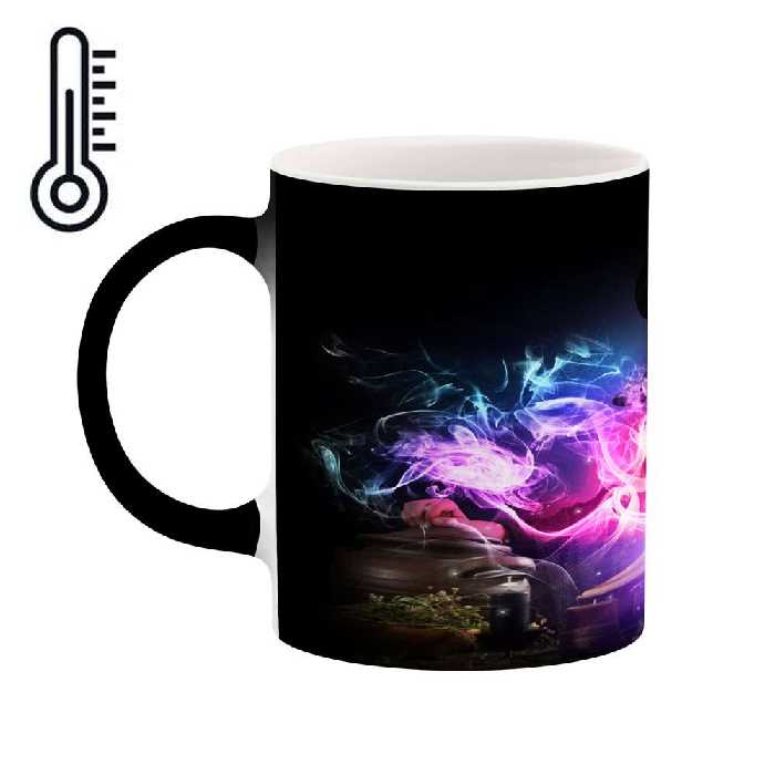 ماگ حرارتی کاکتی طرح بچه جادوگر مدل mgh17969