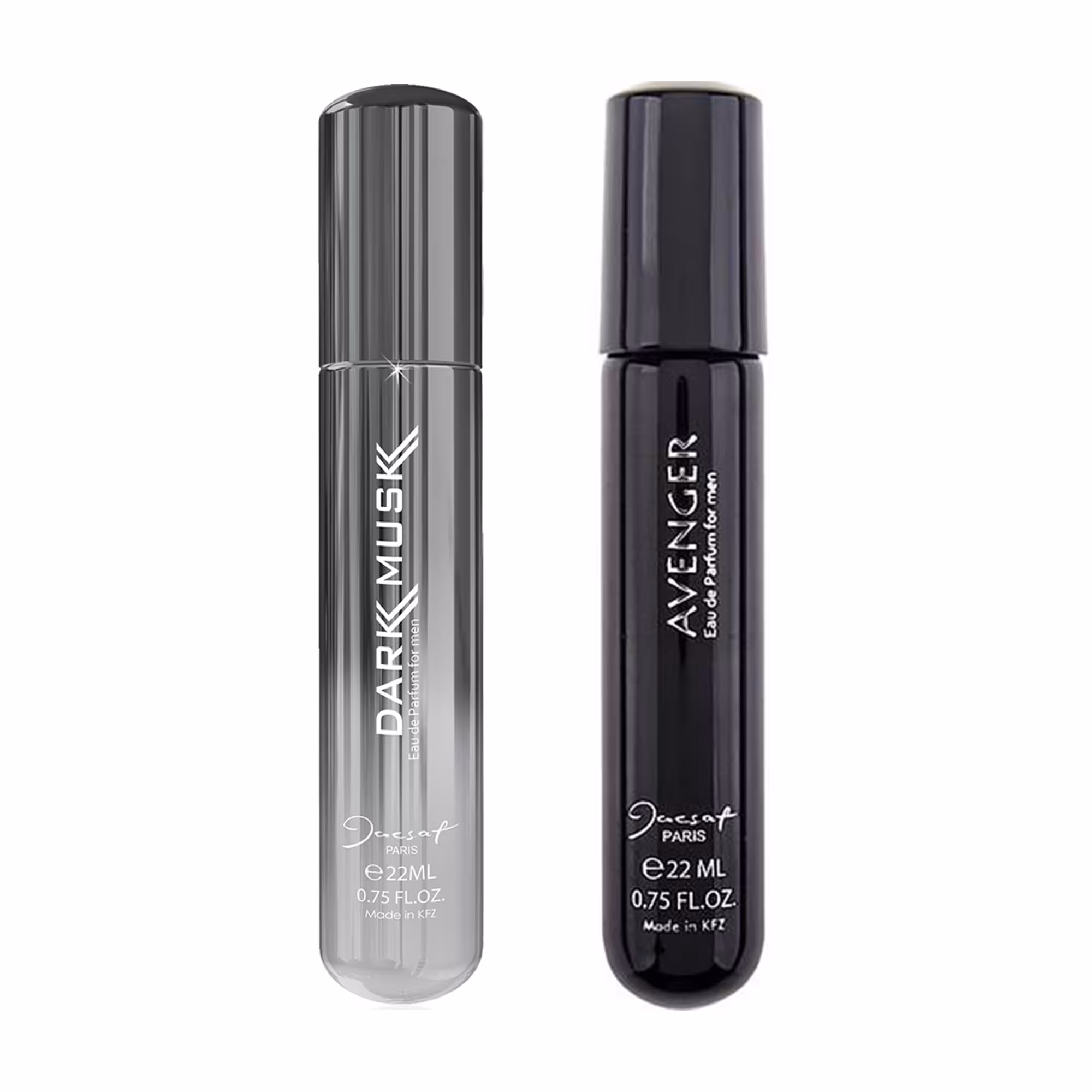 عطرجیبی مردانه ژک ساف مدل Dark Musk حجم 22 میلی لیتر به همراه عطرجیبی مردانه ژک ساف مدل Avenger حجم 22 میلی لیتر