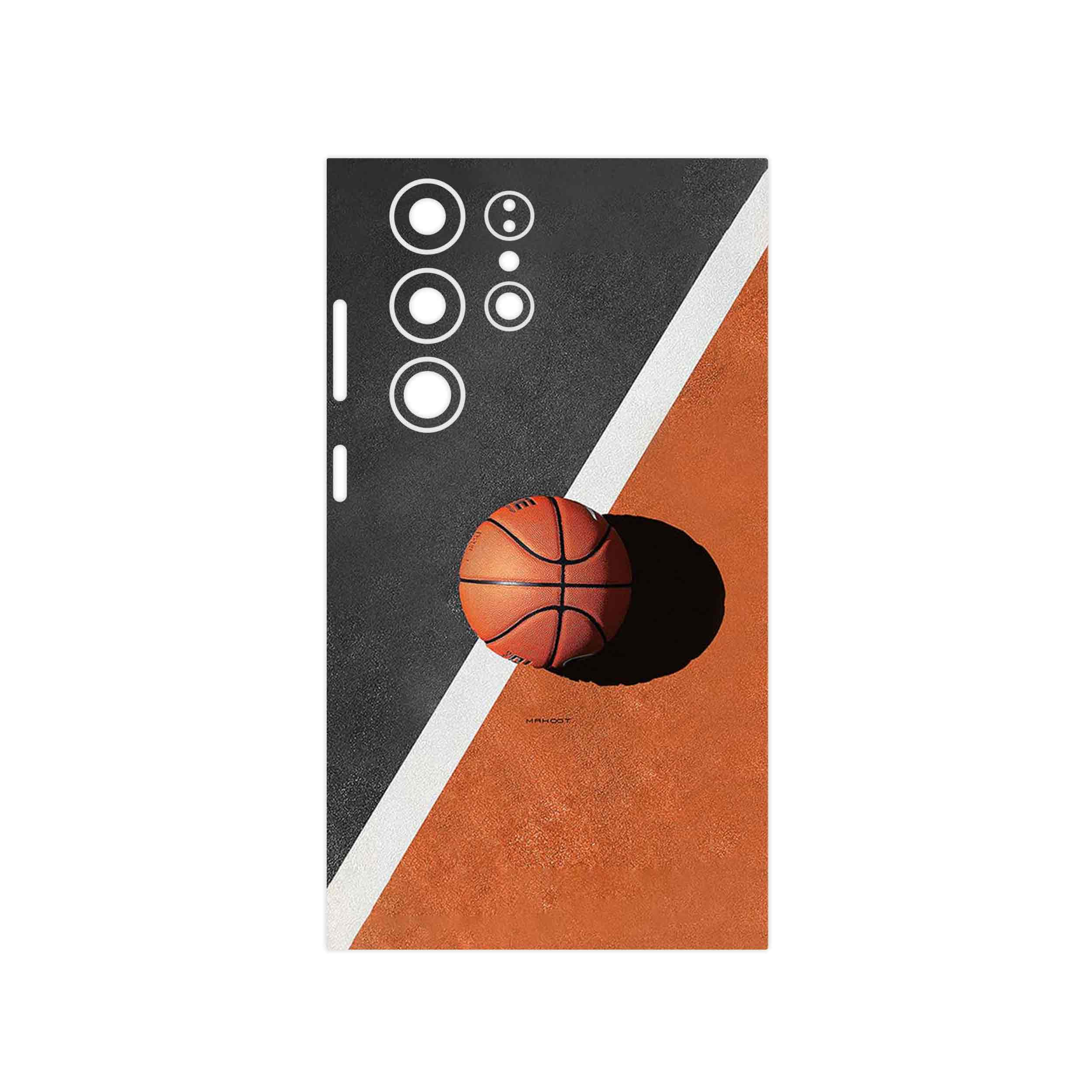 برچسب پوششی ماهوت مدل Basketball مناسب برای گوشی موبایل سامسونگ Galaxy S23 Ultra