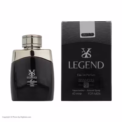عطر جیبی مردانه شمیاس مدل Legend حجم 40 میلی لیتر