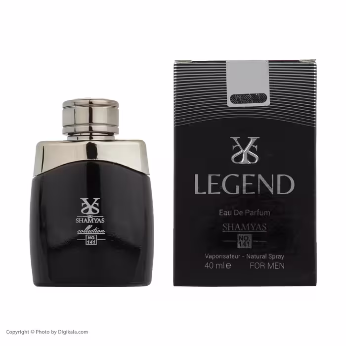 عطر جیبی مردانه شمیاس مدل Legend حجم 40 میلی لیتر