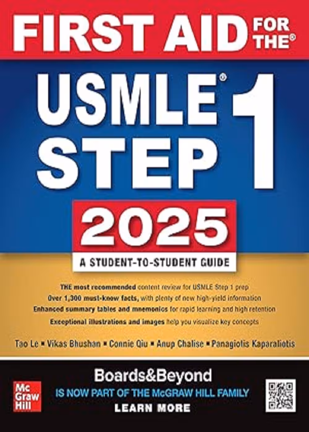 First Aid for the USMLE Step 1 2025 35th Edition ، کمک های اولیه برای USMLE مرحله 1 2025 ویرایش سی وپنجم ، فرست اید استپ وان 2025