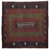 گلیم قدیمی دستباف دو متری سی پرشیا کد 151020