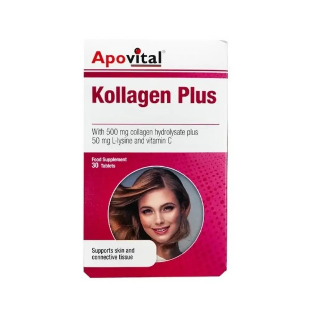 قرص کلاژن پلاس آپوویتال 30 عددی