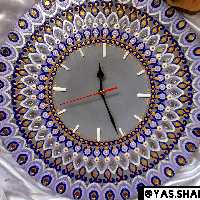 ساعت دیواری آینه ای سنتی و خاص