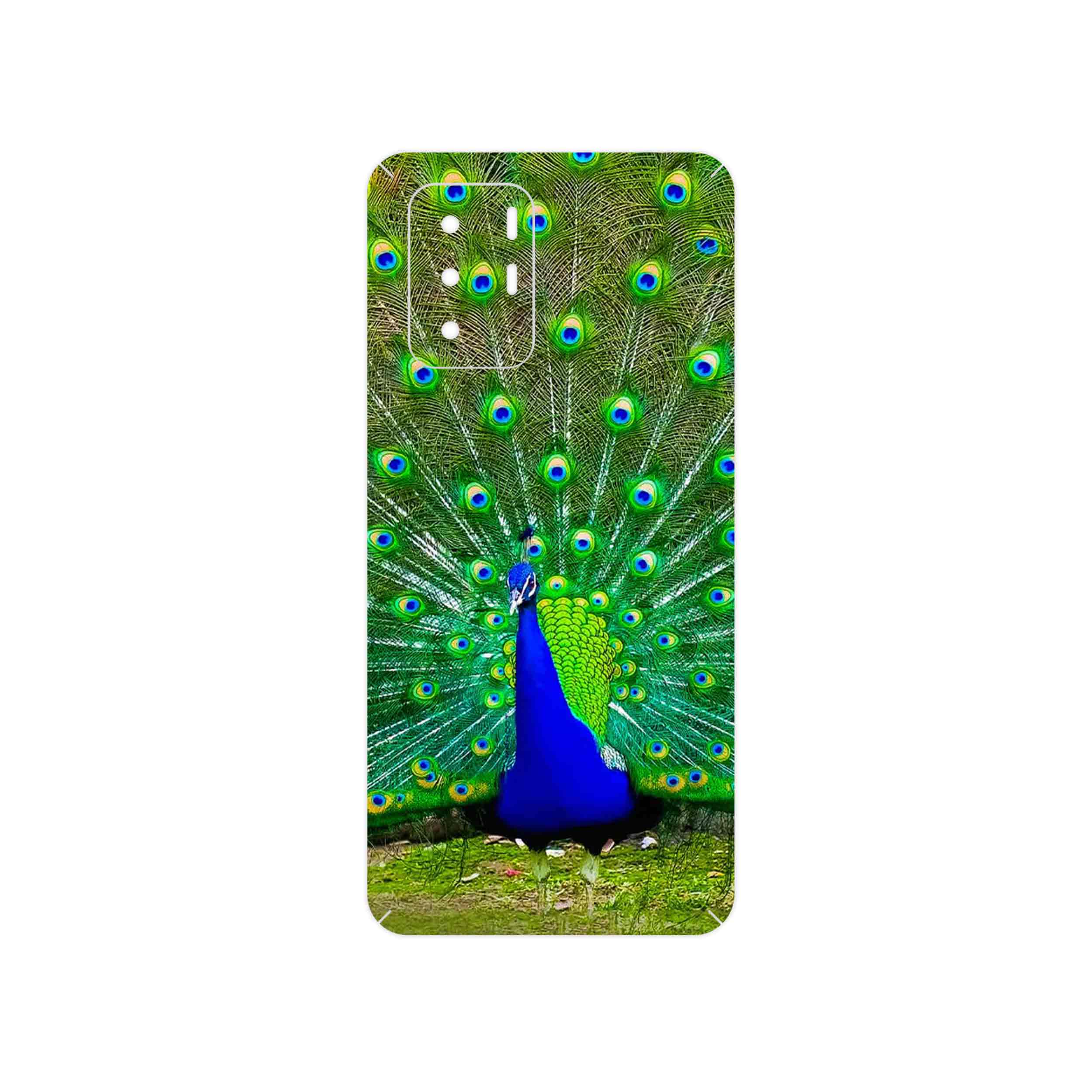 برچسب پوششی ماهوت مدل Peacock مناسب برای گوشی موبایل شیائومی Poco X3 GT 5G