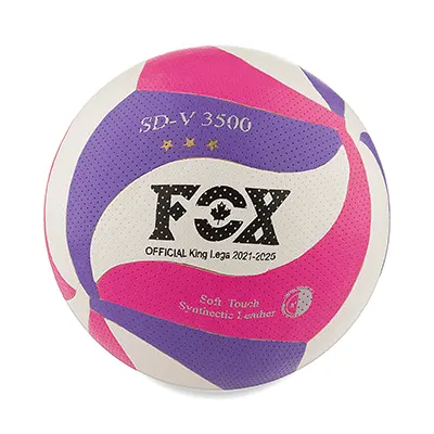 توپ والیبال طرح فاکس FOX SD-V3500|بنفش/صورتی