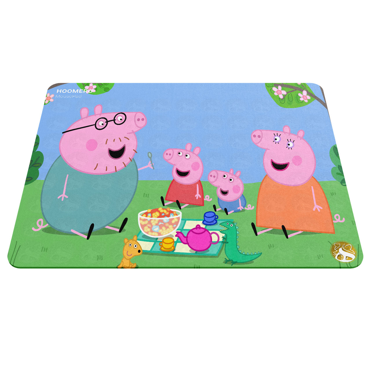 ماوس پد هومرو مدل A3576 طرح peppa pig