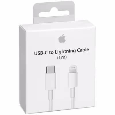 کابل تبدیل USB-C به لایتنینگ مدل A2 طول 1 متر