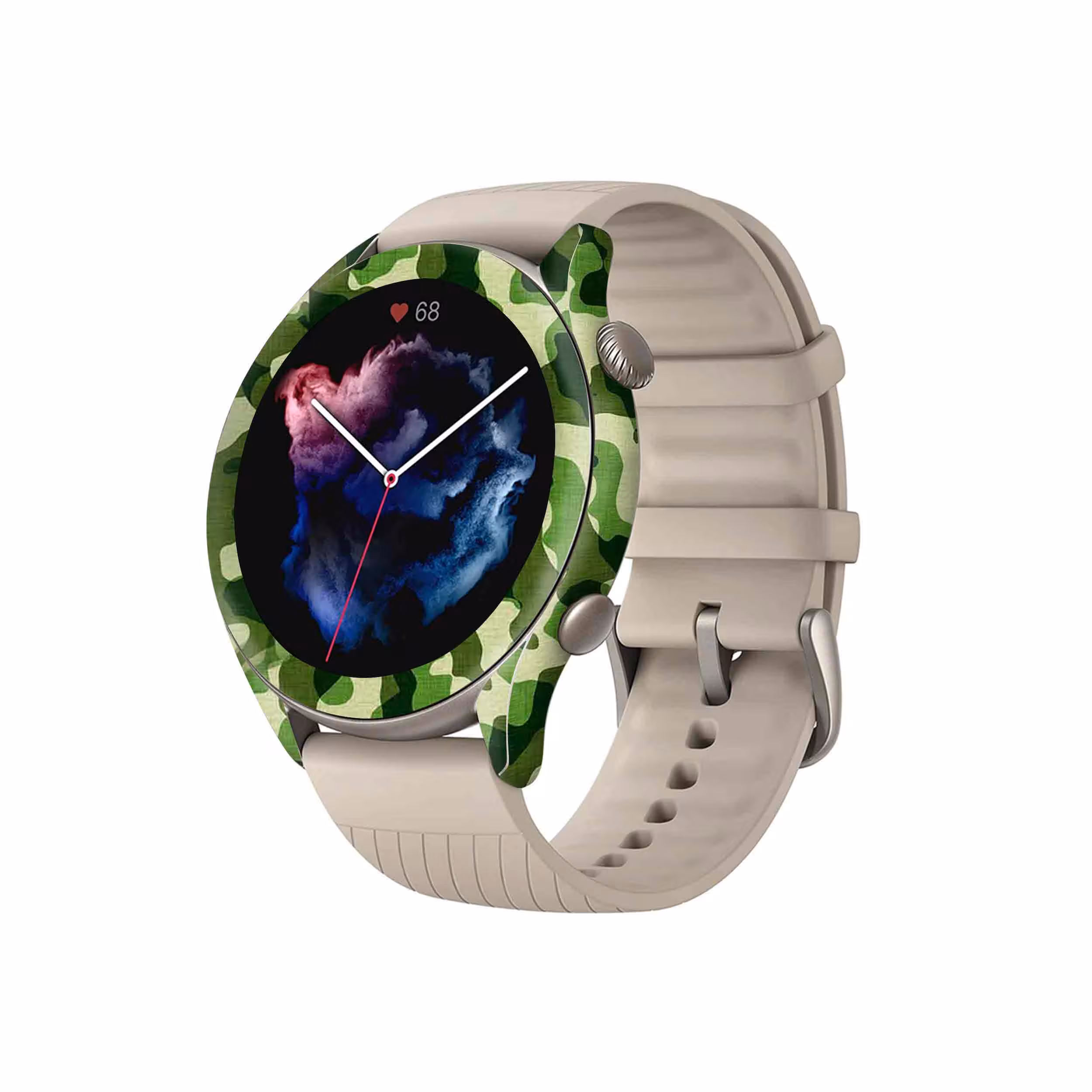 برچسب ماهوت طرح Army-Green-2 مناسب برای ساعت هوشمند آمازفیت GTR 3