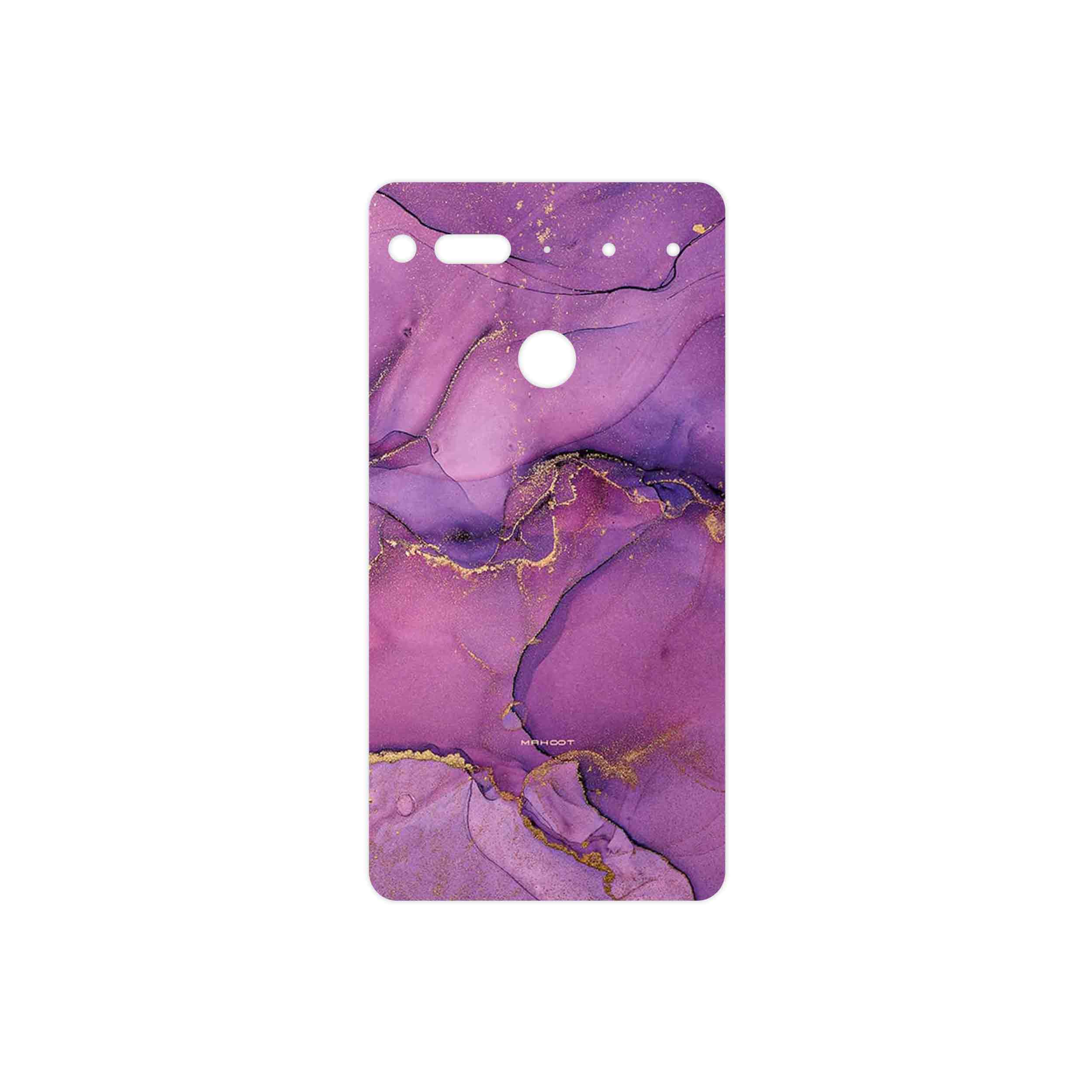 برچسب پوششی ماهوت مدل Purple Marble مناسب برای گوشی موبایل اسنشال PH1