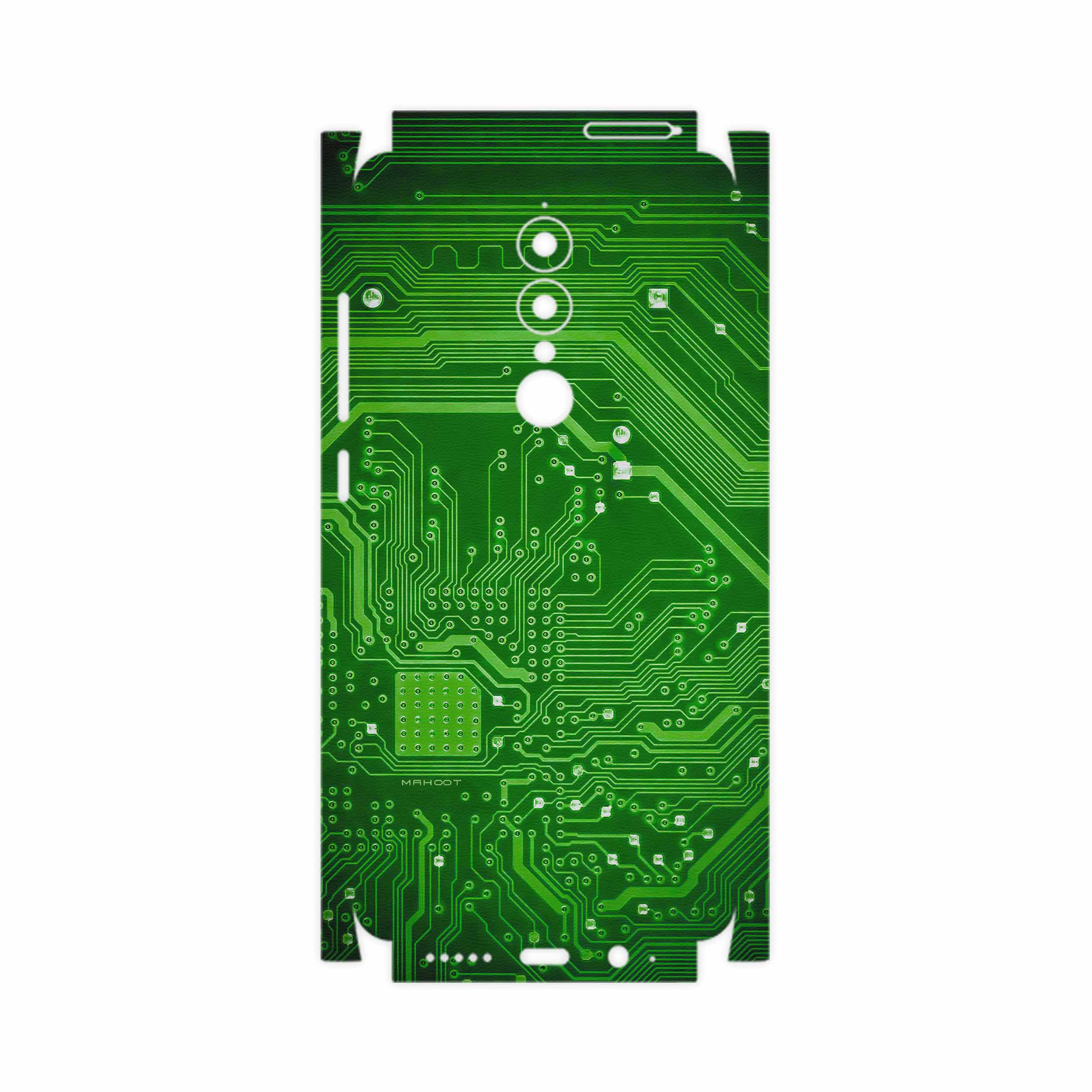 برچسب پوششی ماهوت مدل Green Printed Circuit Board-FullSkin مناسب برای گوشی موبایل یومی A1 Pro