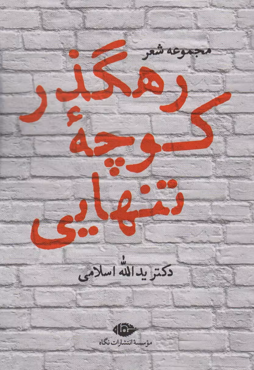 رهگذر کوچه تنهایی (مجموعه شعر) - ناشربوک | خرید آنلاین کتاب