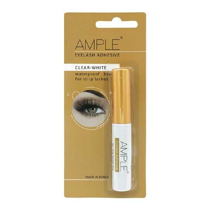 چسب فیکس مژه مدل قلم دار Clear White امپل 5 گرم