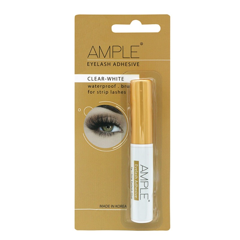 چسب فیکس مژه مدل قلم دار Clear White امپل 5 گرم