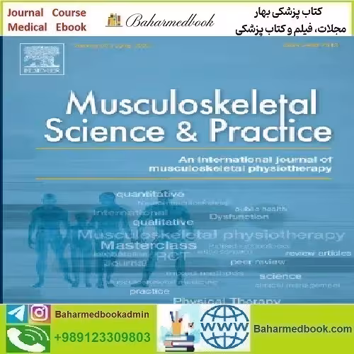 Musculoskeletal Science and Practice Volume 69 20