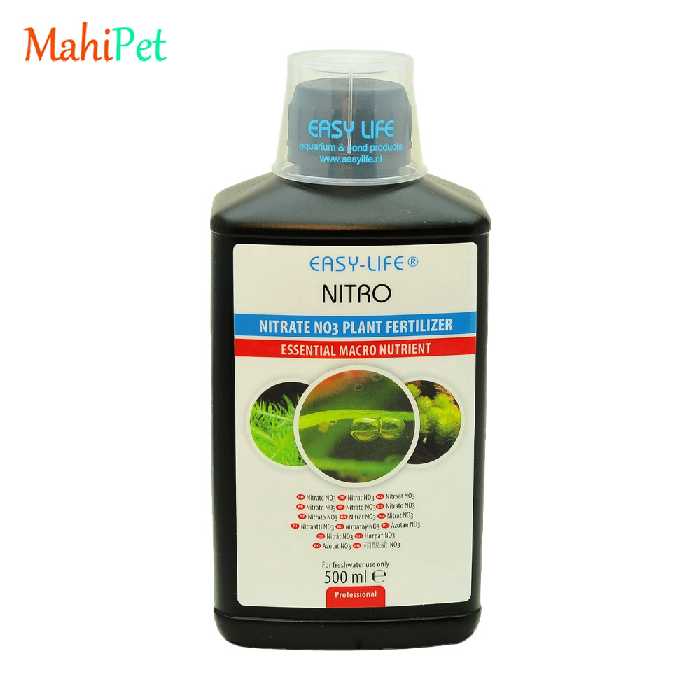 محلول نیتروژن گیاهان آبزی ایزی لایف Easy Life nitro حجم 500 میلی لیتر