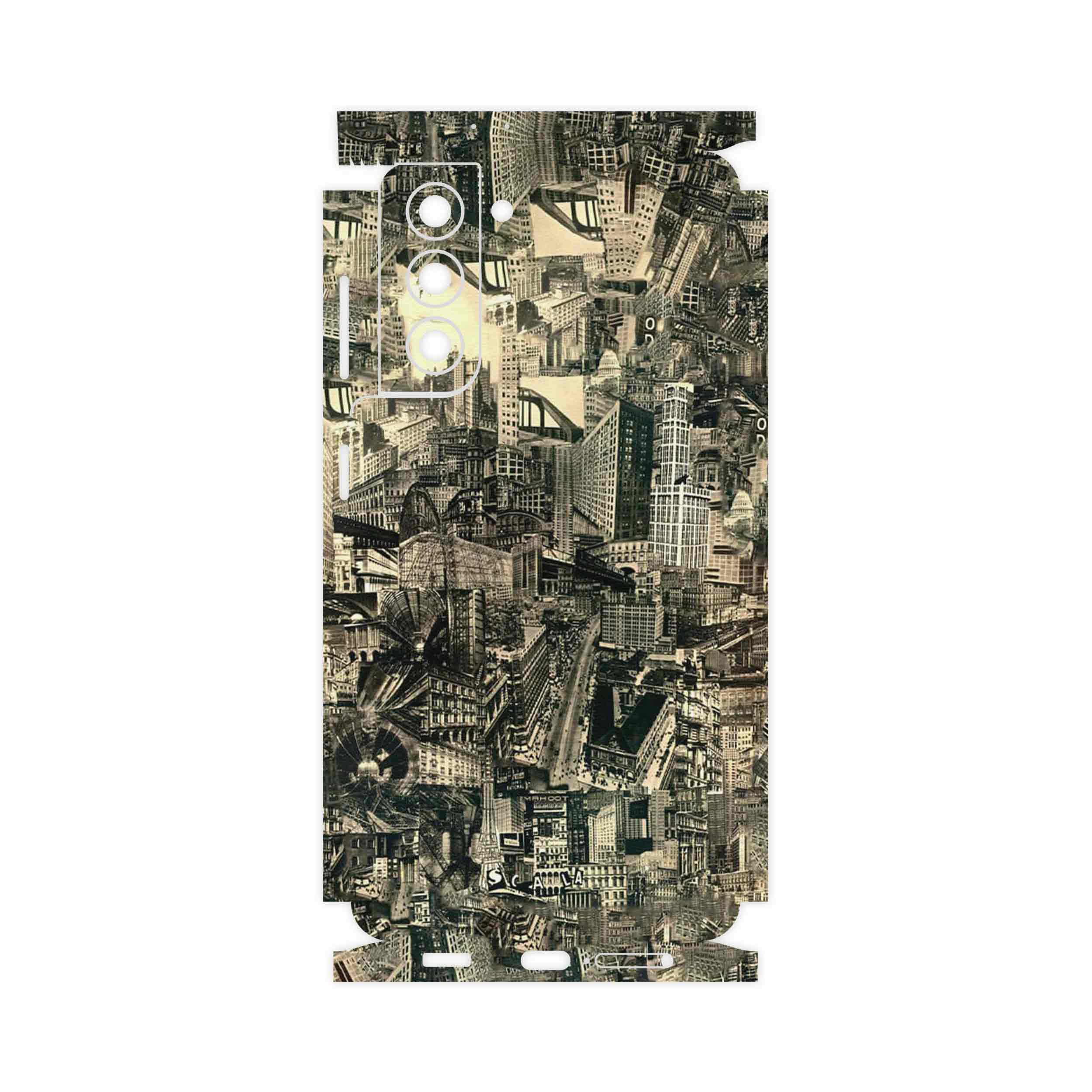 برچسب پوششی ماهوت مدل Collage of Skyscraper-FullSkin مناسب برای گوشی موبایل سامسونگ Galaxy S21 5G