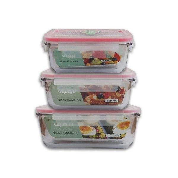 ظرف نگهدارنده لیمون مدل MD953 مجموعه 3 عددی