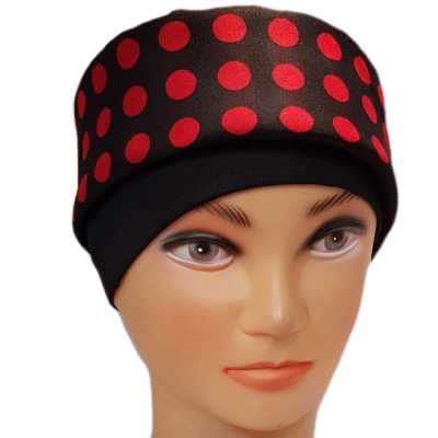 دستمال سر و گردن مدل خال خالی ب Rokh126 