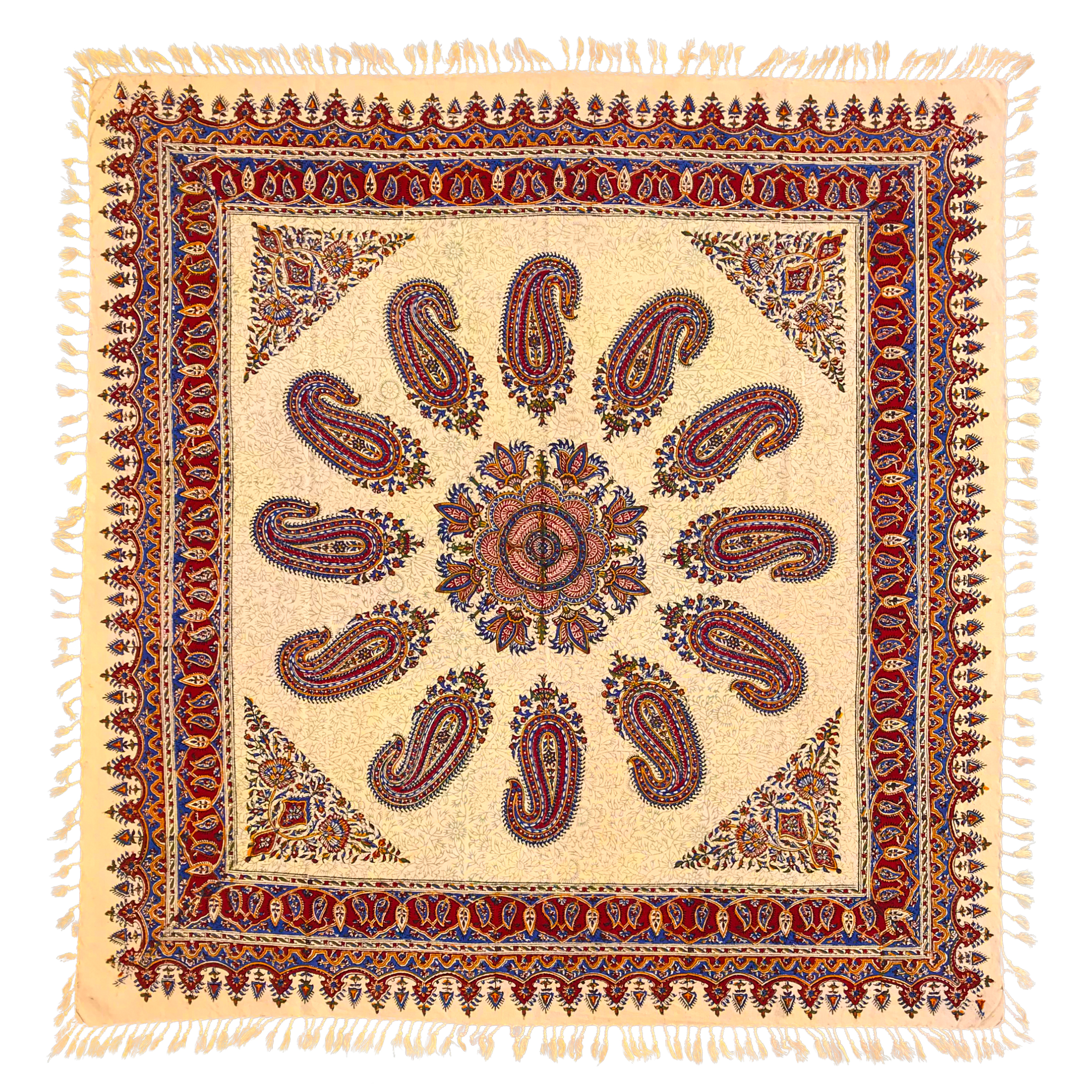 سفره قلمکار عطریان طرح بته جقه کد G380