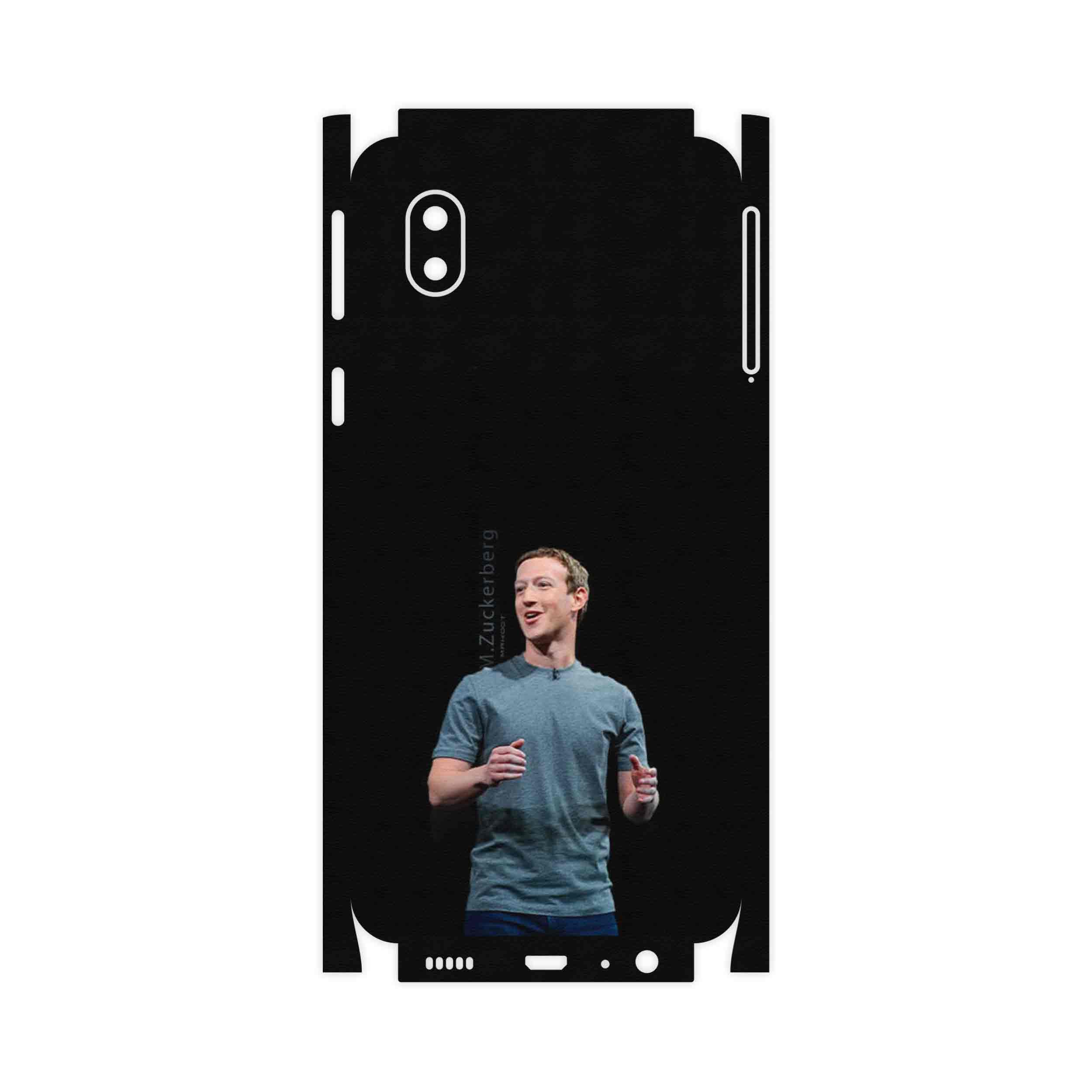 برچسب پوششی ماهوت مدل Mark_Zuckerberg-FullSkin مناسب برای گوشی موبایل سامسونگ Galaxy A01 Core