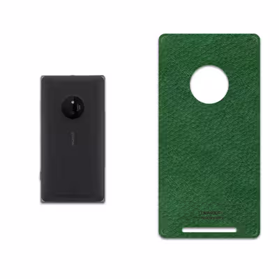 برچسب پوششی ماهوت مدل Green-Leather مناسب برای گوشی موبایل نوکیا Lumia 830