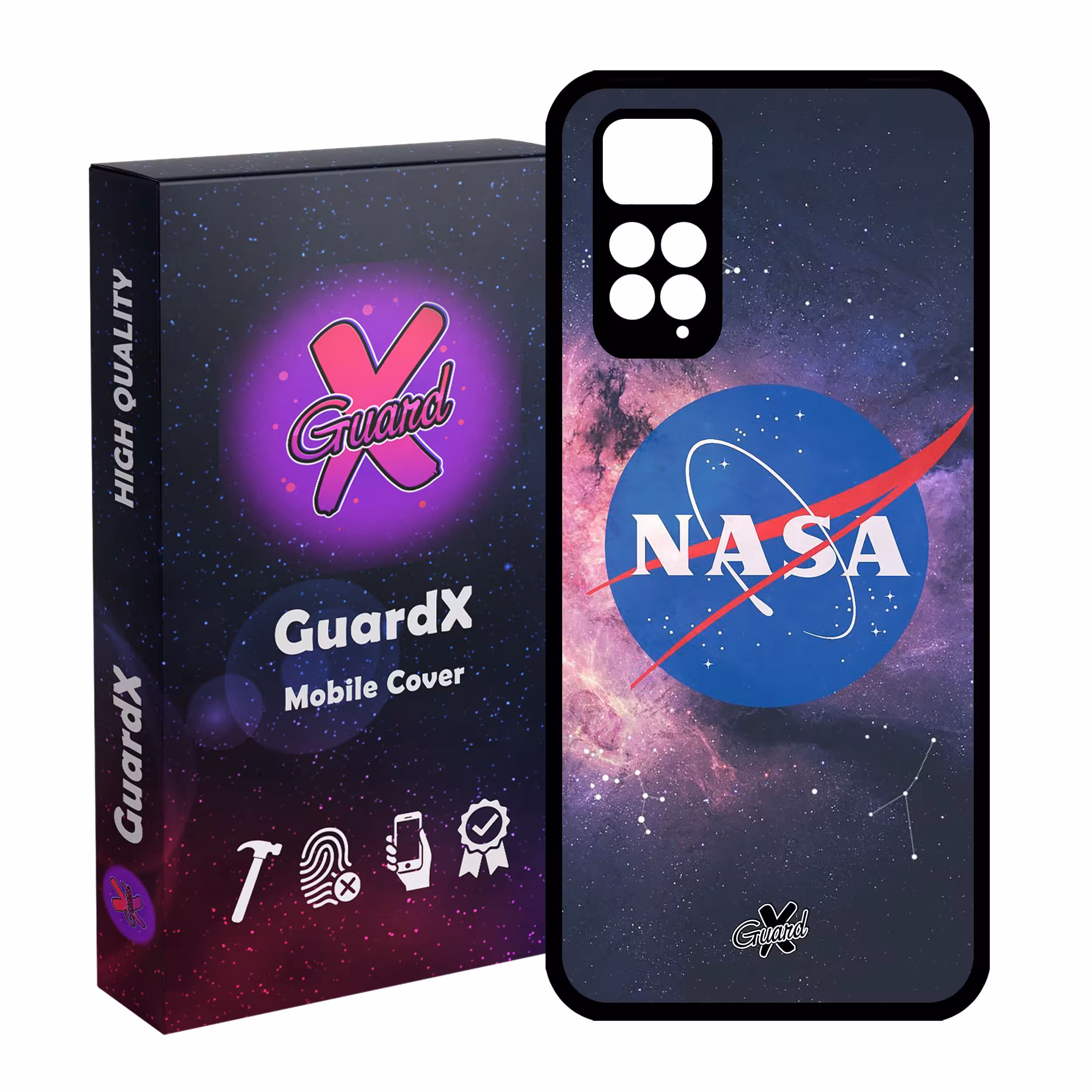 کاور گارد ایکس طرح Nasa مدل Glass10012 مناسب برای گوشی موبایل شیائومی Redmi Note 11S/ Note 11 4G