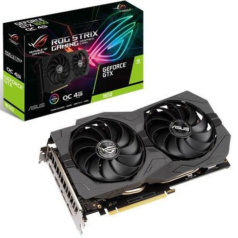 کارت گرافیک ایسوس مدل ROG-STRIX-GTX1650-O4GD6-GAMING با حافظه 4 گیگابایت